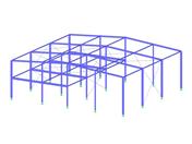 Ocelová hala s ocelovými profily tvarovanými za studena